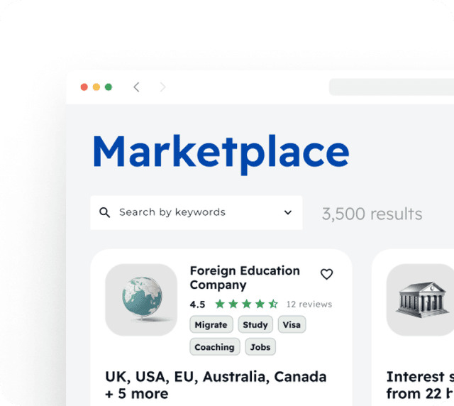 Marketplace for Educational Products and Services